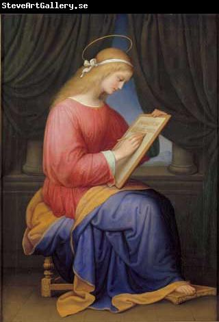 Marie Ellenrieder Mary Writing the Magnificat